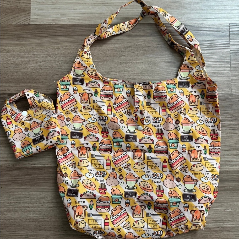 Gudetama the lazy egg Sanrio eco tote bag